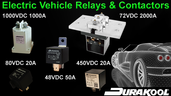 Durakool LVDC & HVDC Relays and Contactors
